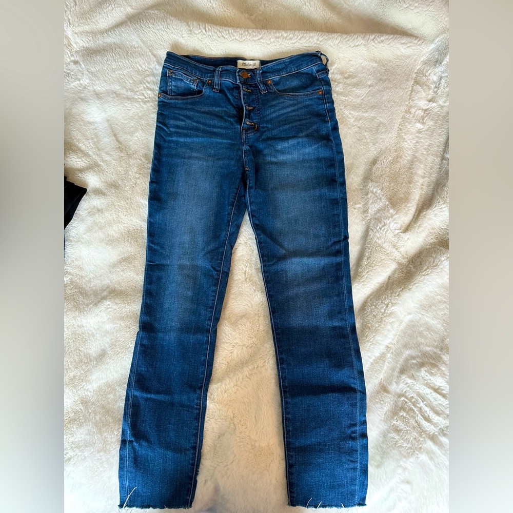 Madewell size 28 mid rise skinny